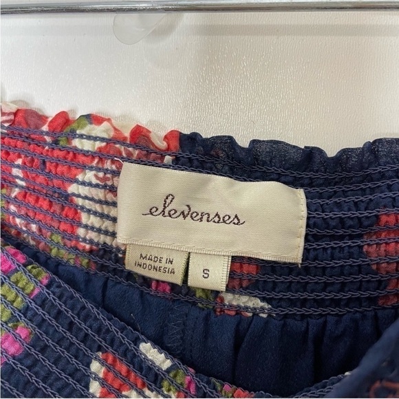 Elevenses Wide Leg Floral Pants Size Small High Waisted Sheer Boho Resort Beach - Picture 4 of 5